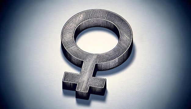 CrossHatching Female Symbol