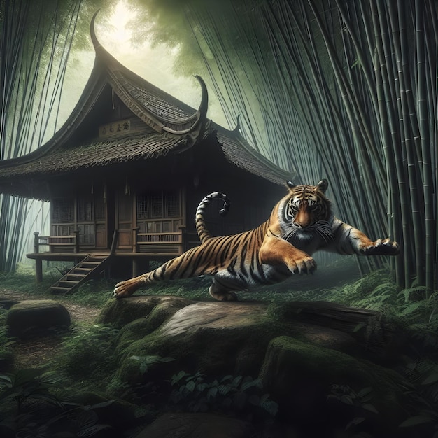 Crouching Tiger Hidden Dragon Bamboo Forest bakground