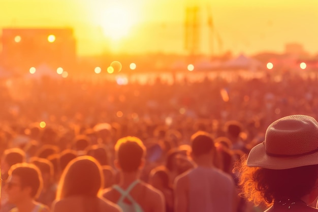 Crowd at concert