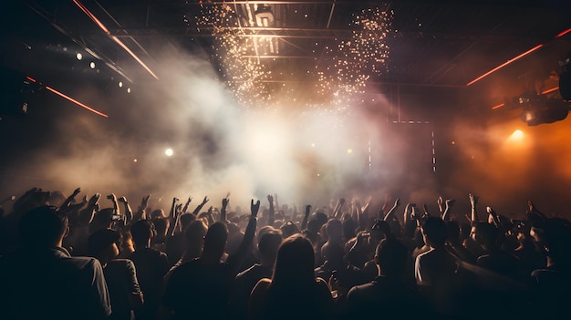 Crowd at concert