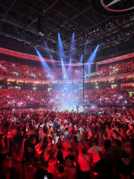 Photo crowd at music concert