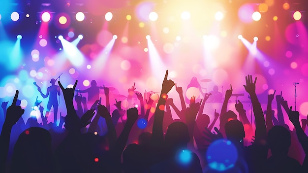 a crowd of people at a concert with the word quot on the bottom of the image quot