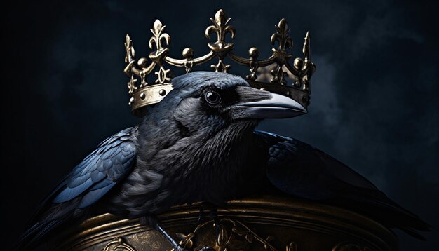 Photo crown on the crow