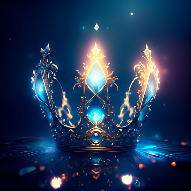 Crown design illustration