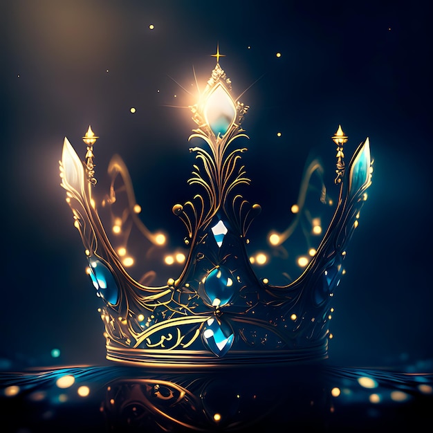 Crown design illustration