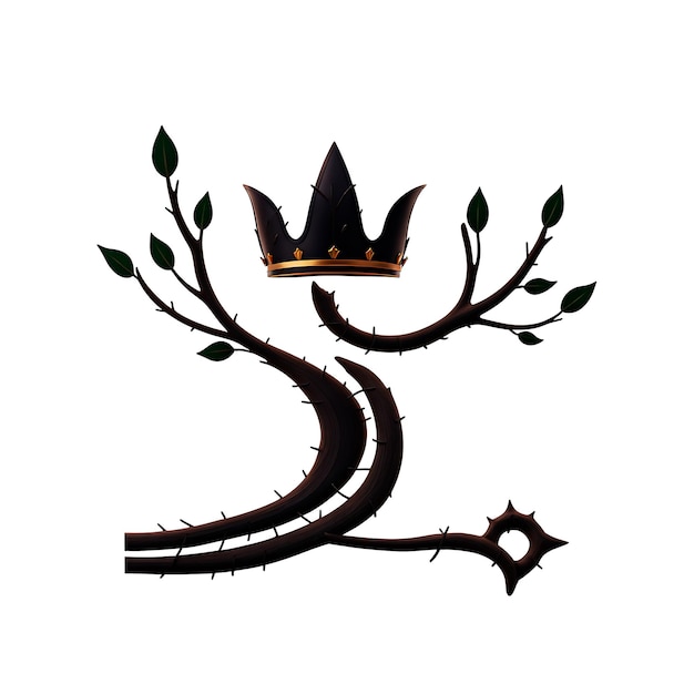 Crown design illustration