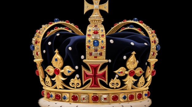 Photo the crown of the king of england