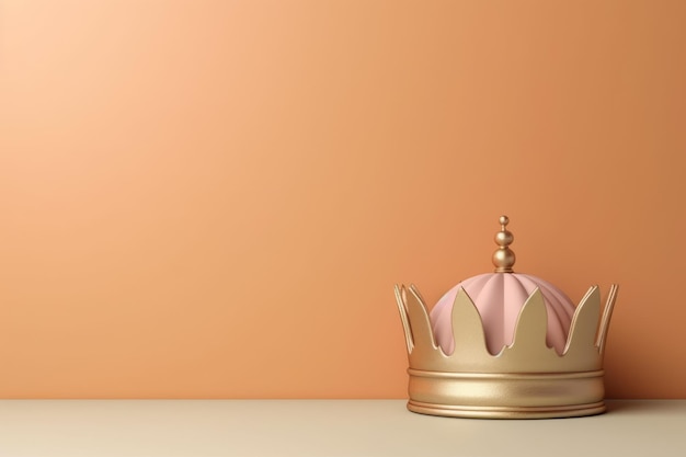 Crown mockup background Generate Ai