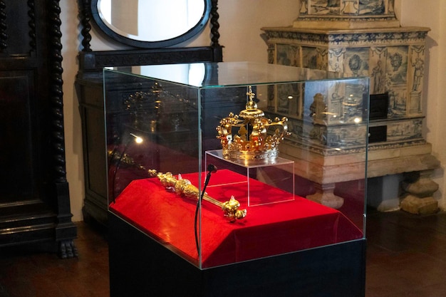 Crown and Scepter in Bran Castle