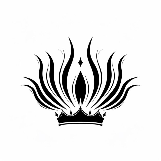 Photo a crown that has a crown on it