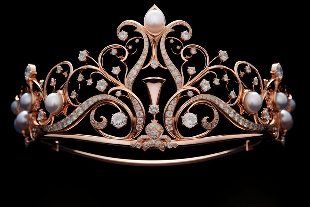 a crown that has a diamond on it