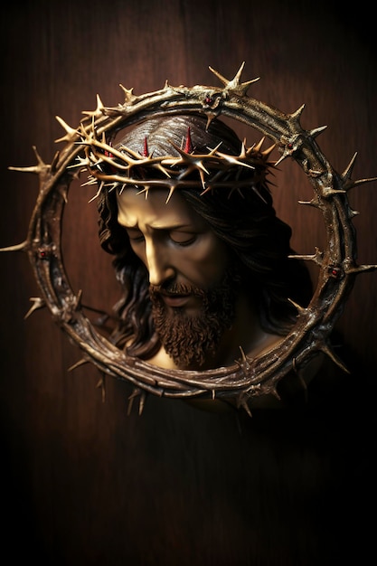 Терновая корона Иисуса Христа Ai generativ