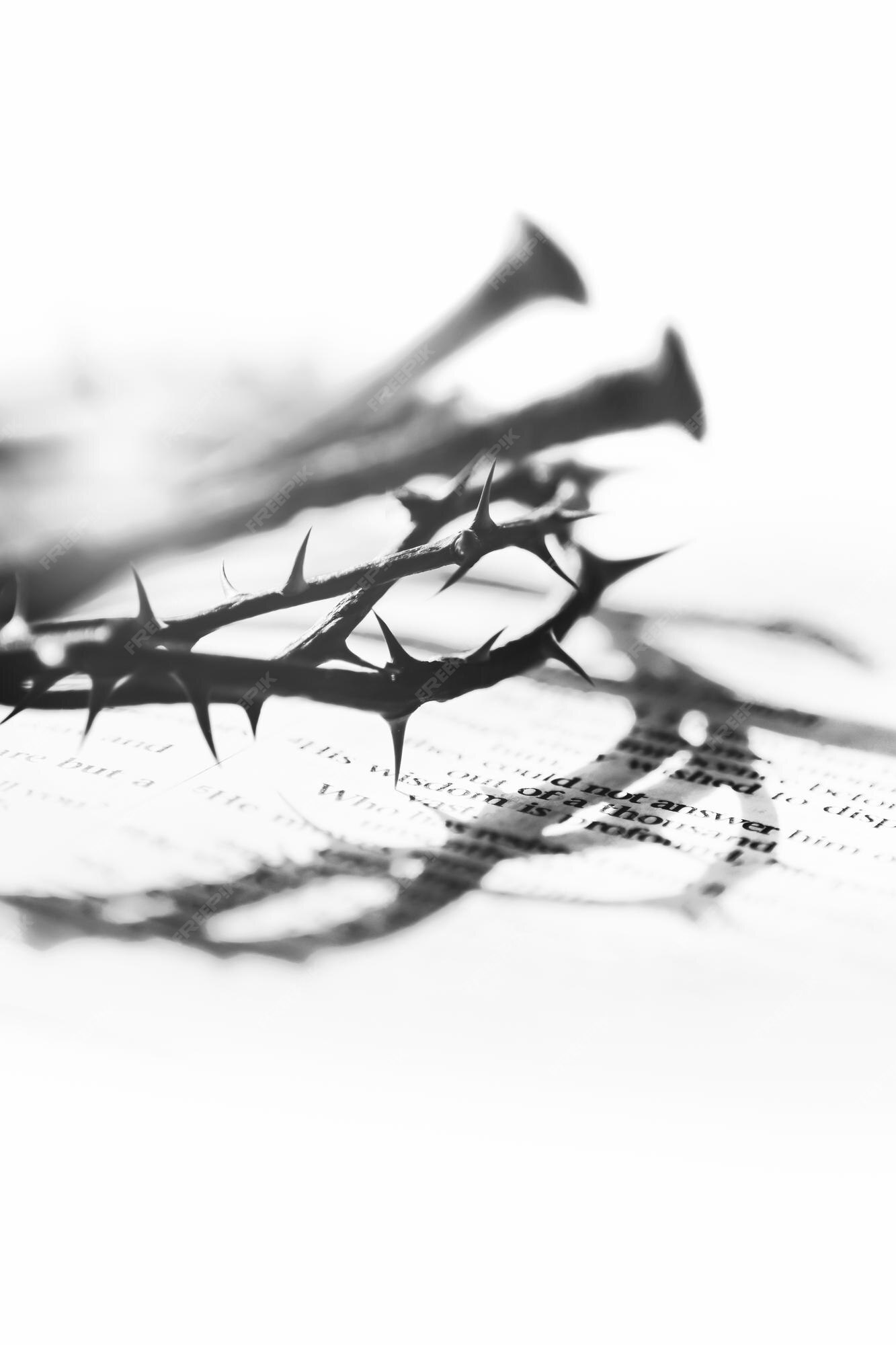 Premium Photo | Crown of thorns and nails symbolizing the sacrifice and suffering of jesus christ Premium Photo | Crown of thorns and nails symbolizing the sacrifice and suffering of jesus christ