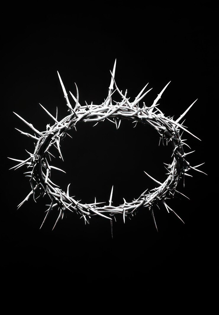 Photo crown of thorns spiritual black representation