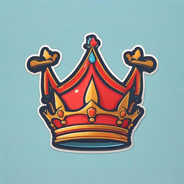 Photo crown vector background