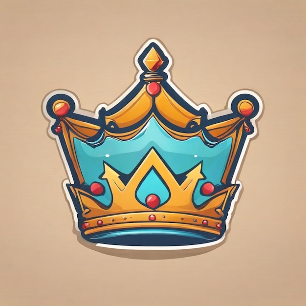 Photo crown vector background