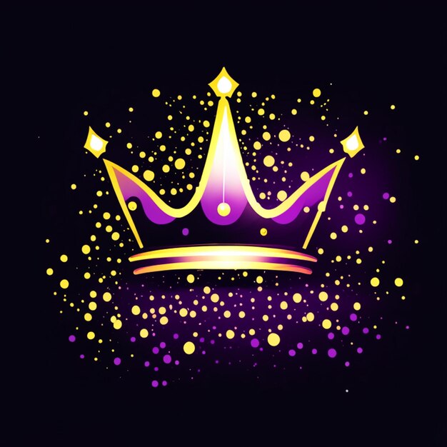 Foto crown vector illustratie of crowns patroon doodle vector illustratie