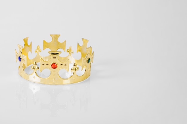 Crown on white background