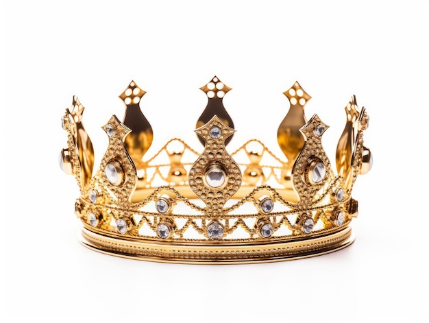 Crown on a white background