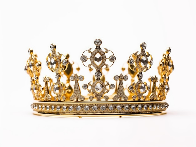 Crown on a white background