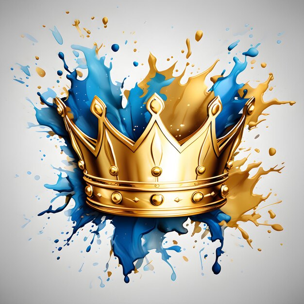 Photo a crown with the word crown on it