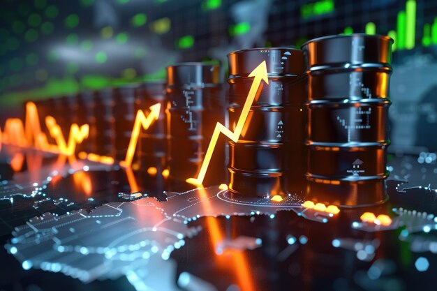 Premium Photo  Crude market fluctuations analyzing the dynamic shifts 