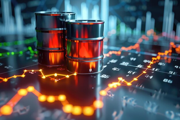 Premium Photo  Crude market fluctuations analyzing the dynamic shifts 