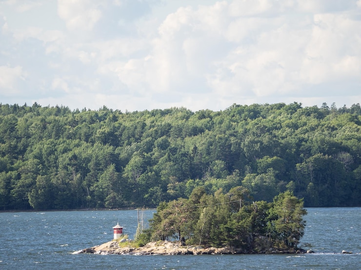 Foto cruise in de baltische zee bij stockholm