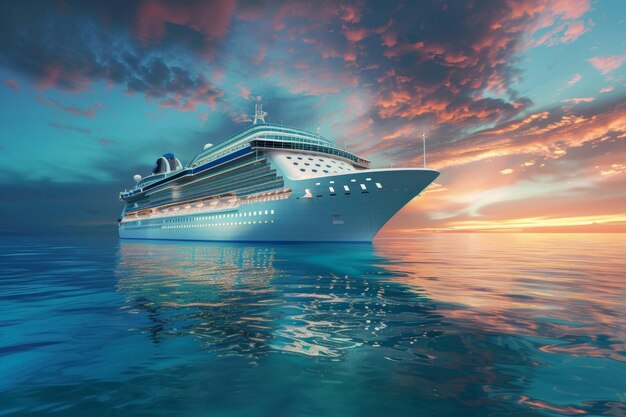 cruise liner sea cruise concept