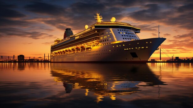 The cruise liner