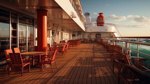 Cruise ship deck