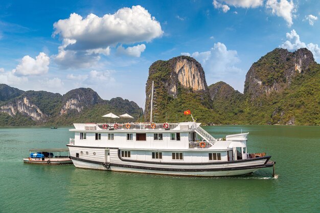 Cruise ship at Halong bay