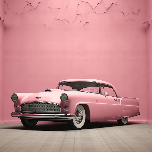 Cruise in Style with the Trendy Pink Bardie Car