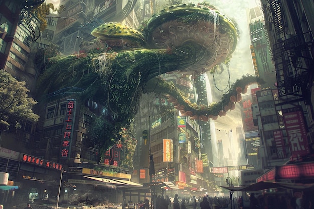 Cruise through urban jungles with the alienartisti generative ai