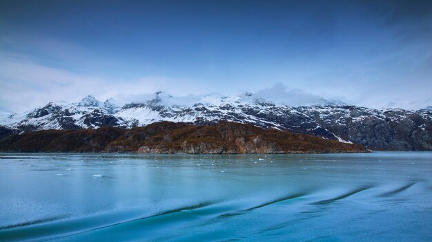 Cruise, zeilen, alaska, gletsjerbaai, nationaal park