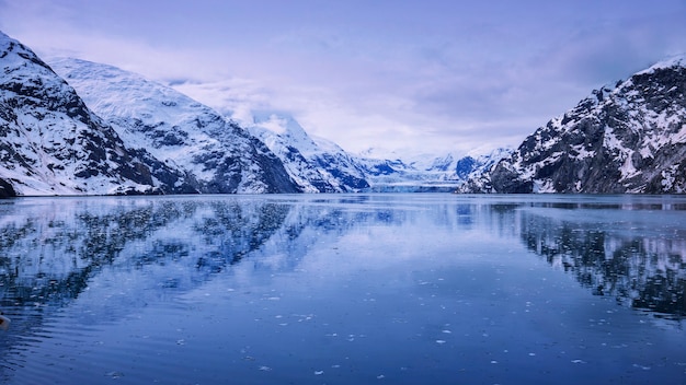 Cruise, zeilen, alaska, gletsjerbaai, nationaal park