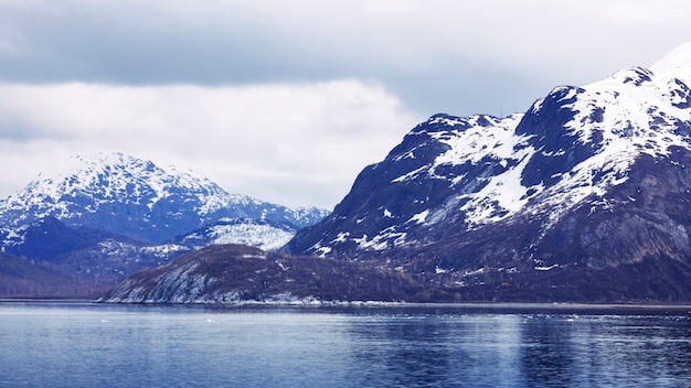 Cruise, zeilen, alaska, gletsjerbaai, nationaal park