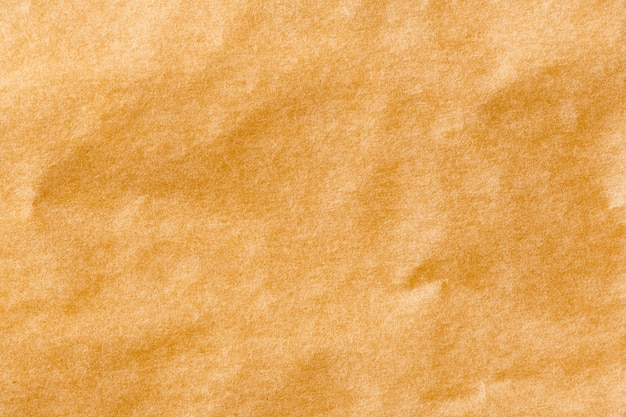 Crumpled brown baking paper