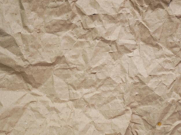 crumpled brown cardboard paper texture