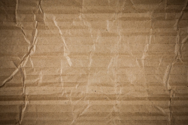 Crumpled brown cardboard texture.