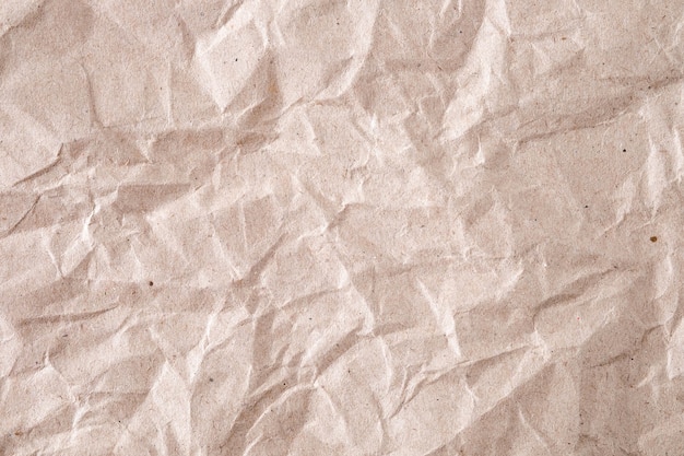 Crumpled Brown paper background texture