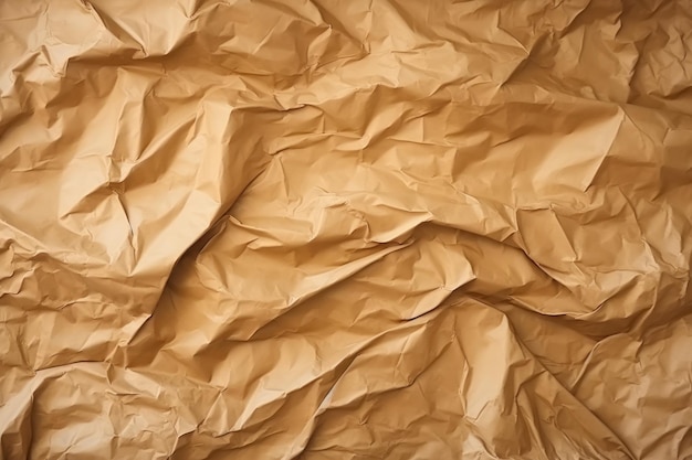 Сморщенная коричневая бумага