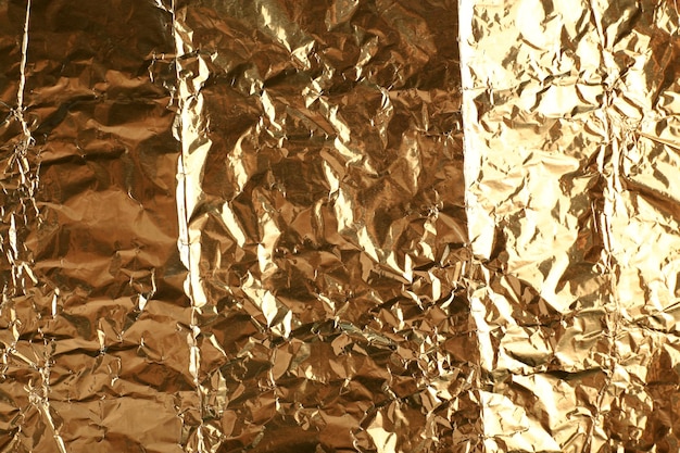 Crumpled foil texture background