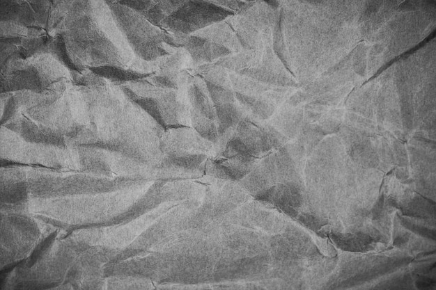 Crumpled gray paper texture.