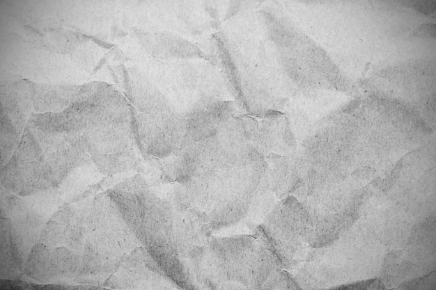しわくちゃの紙の灰色の背景
