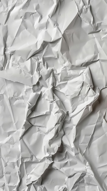 Crumpled paper half background