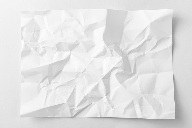 Photo crumpled paper texture 