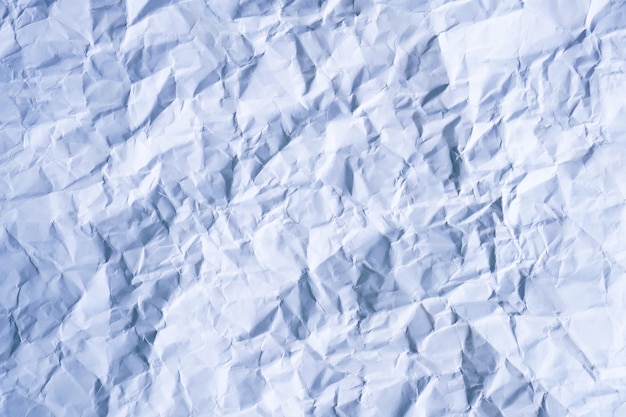 Photo crumpled paper white texture background