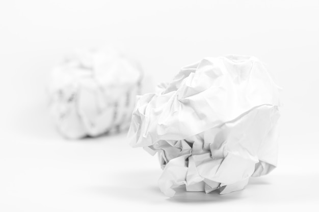 Crumpled paper