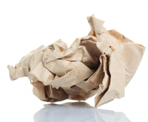 Crumpled paper